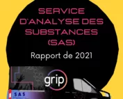 Service d'analyse de substances - Rapport 2021