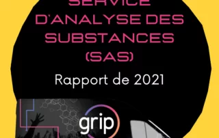 Service d'analyse de substances - Rapport 2021